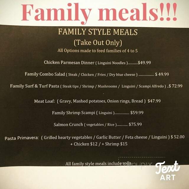 Speer Street Grill - Belle Vernon, PA menu_pic
