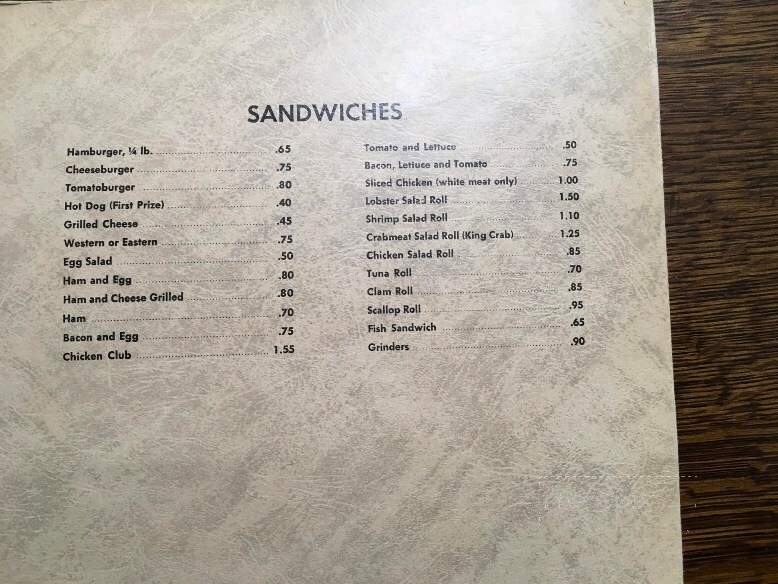 Tozier's Restaurant - Bethel, VT menu_pic