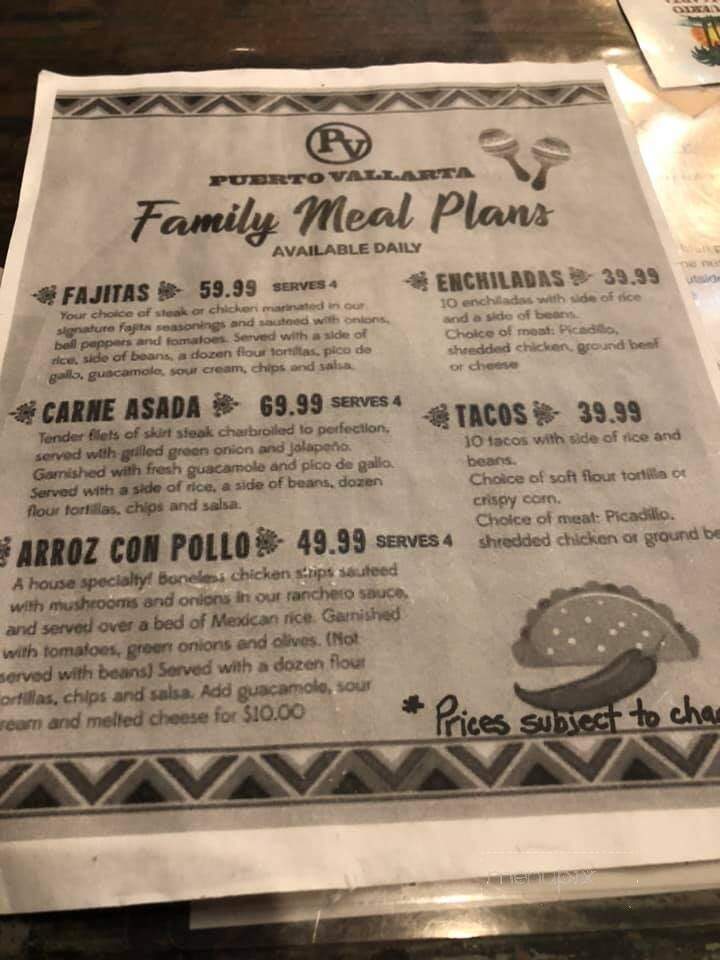 Puerto Vallarta - Gig Harbor, WA menu_pic