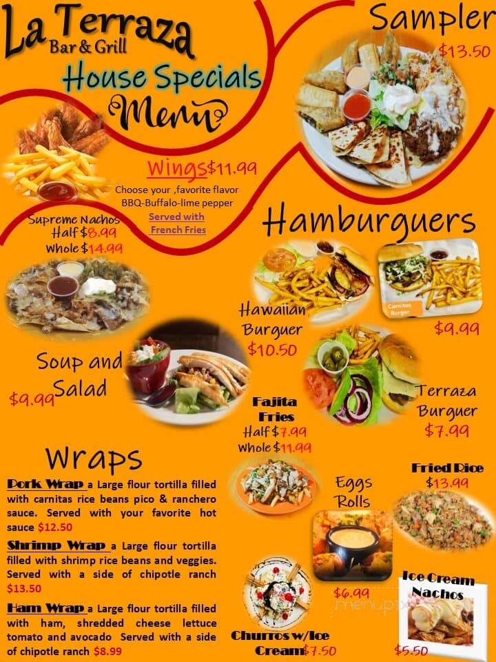 La Terraza - Lake Village, AR menu_pic