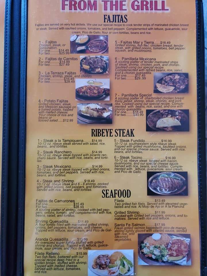 La Terraza - Lake Village, AR menu_pic