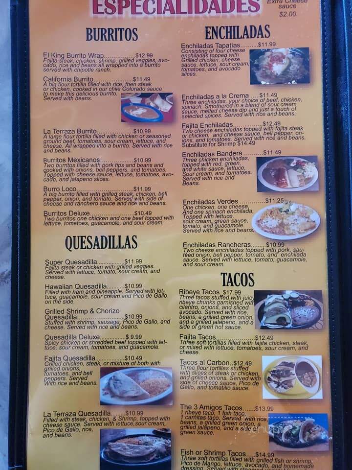 La Terraza - Lake Village, AR menu_pic