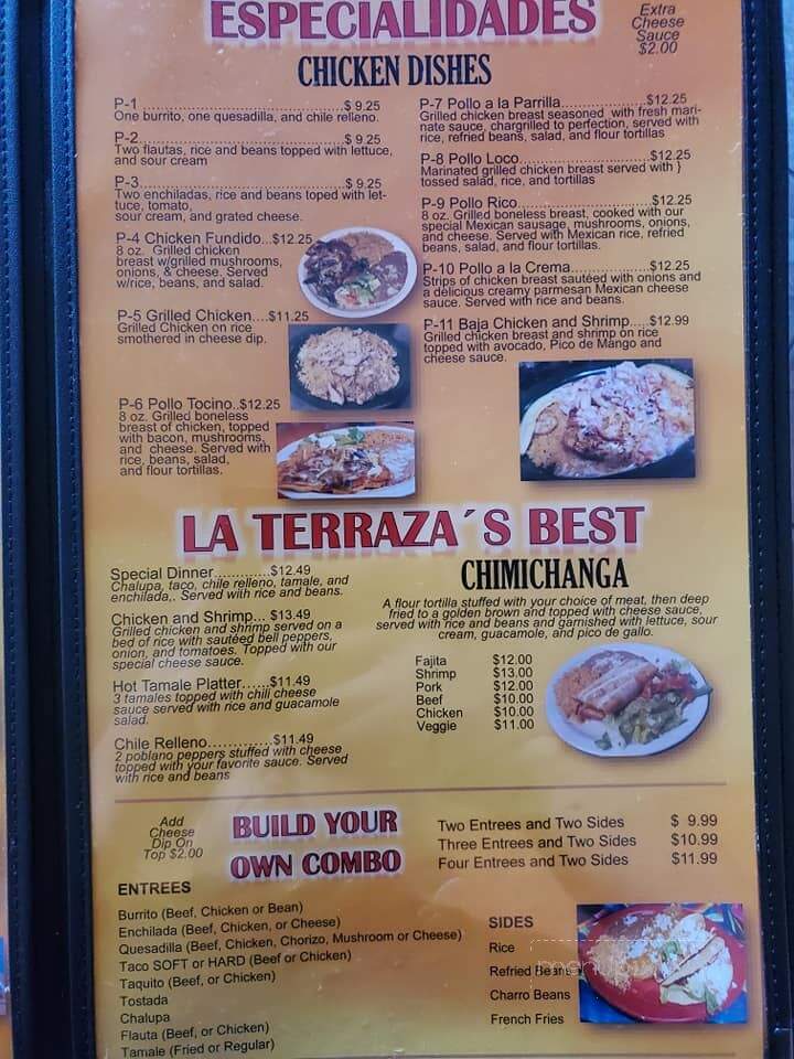 La Terraza - Lake Village, AR menu_pic
