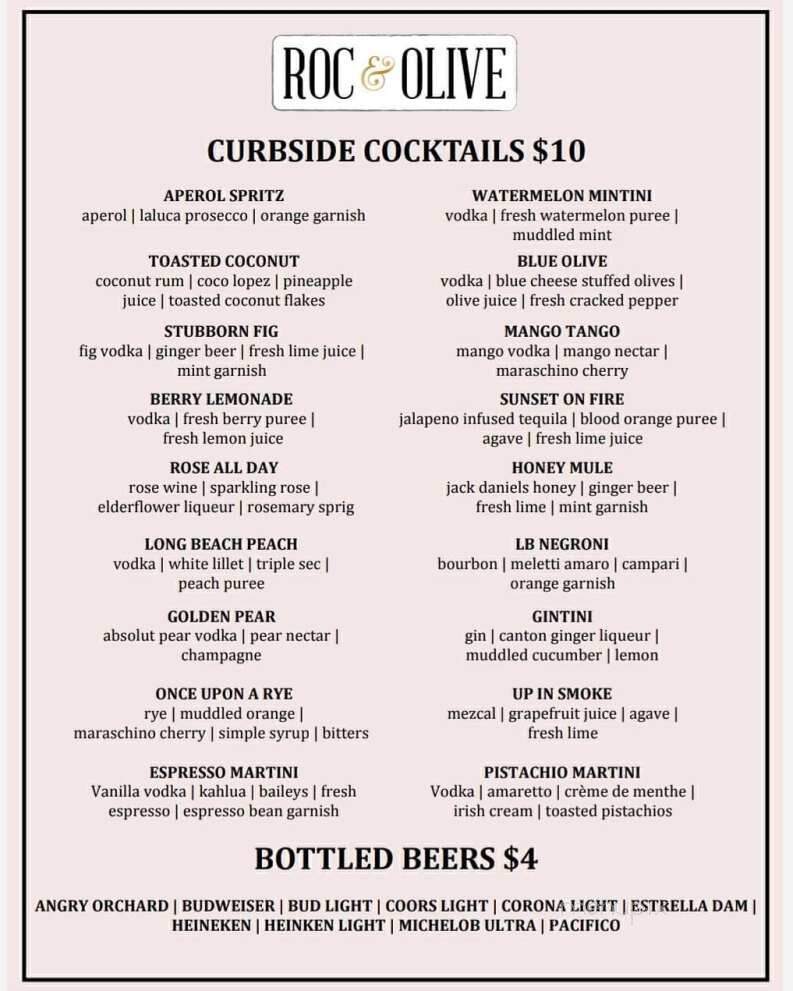 Roc & Olive - Long Beach, NY menu_pic