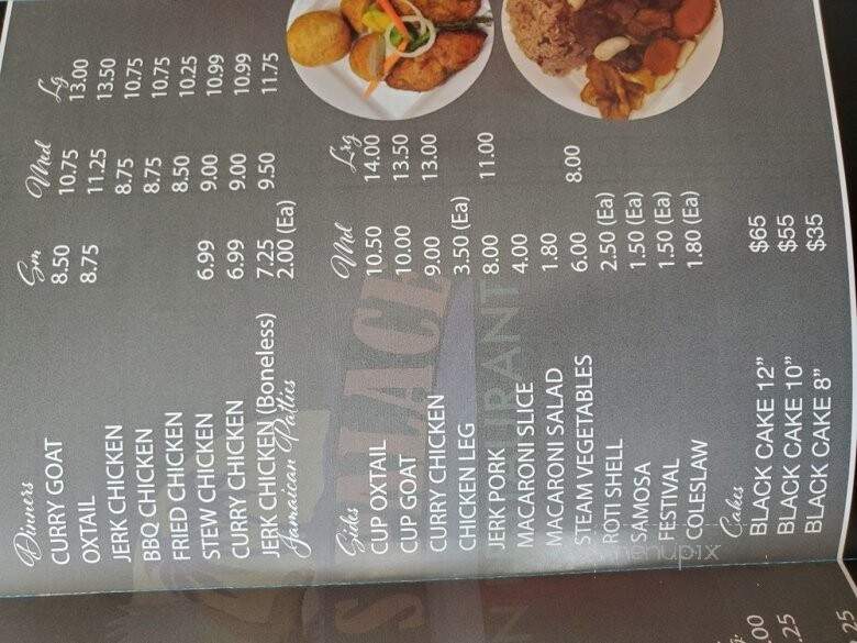 Emily's Palace - Vaughan, ON menu_pic