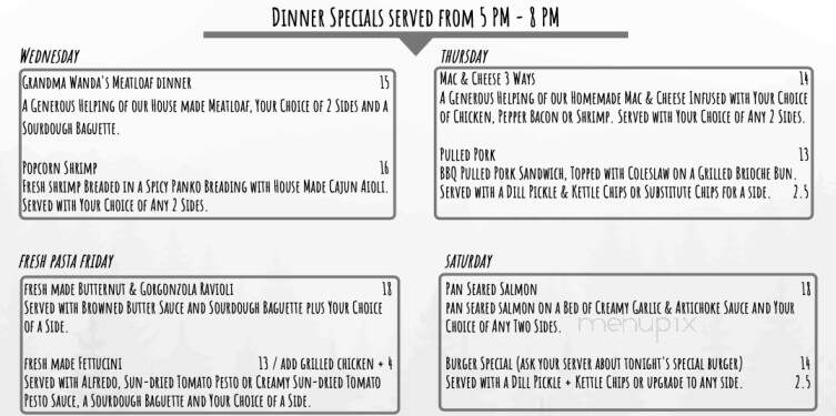 Wanda's Cafe & Bakery - Nehalem, OR menu_pic