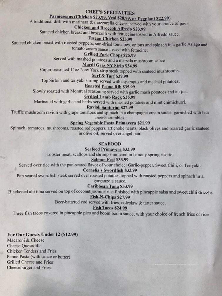 Hilltop Restaurant - Willington, CT menu_pic