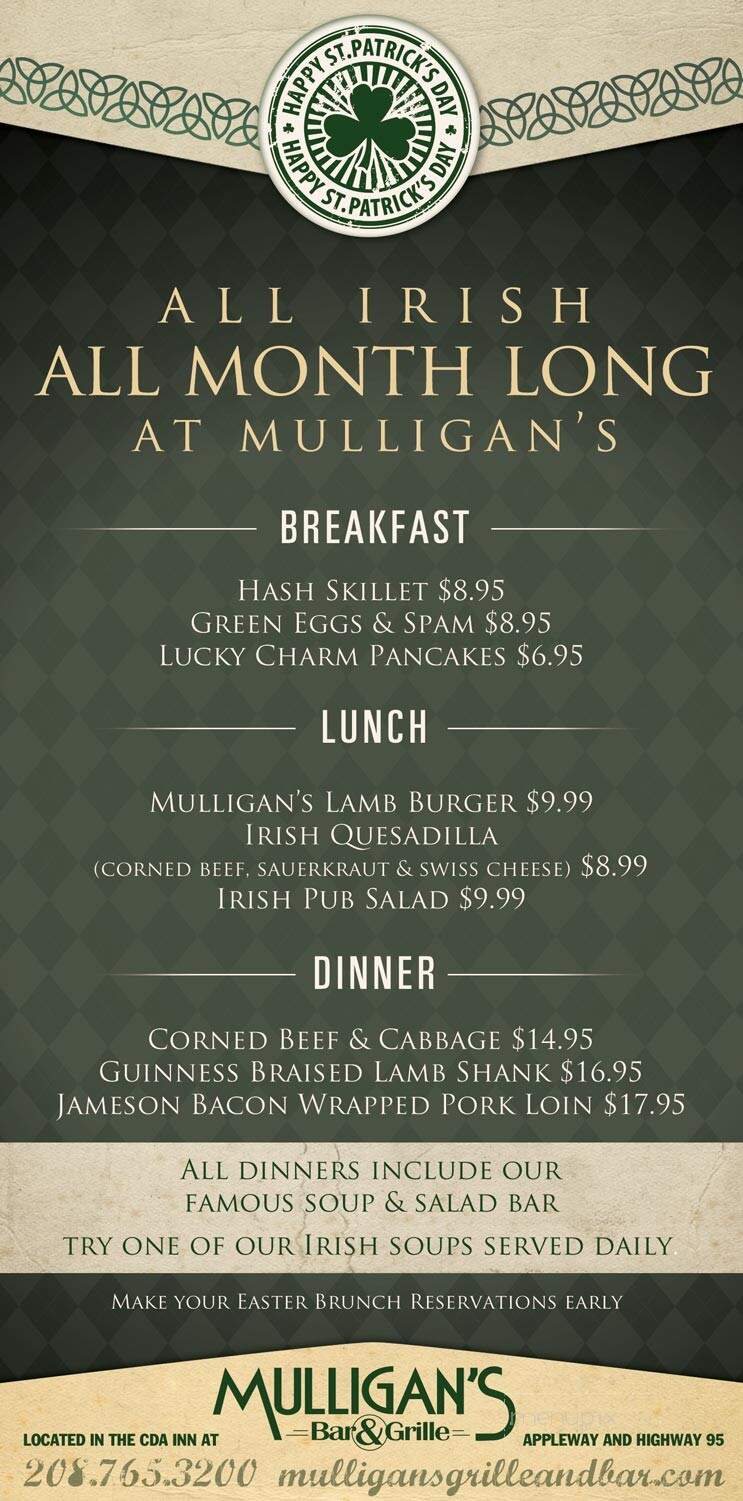 Mulligan's Rotisserie Grill - Coeur D'Alene, ID