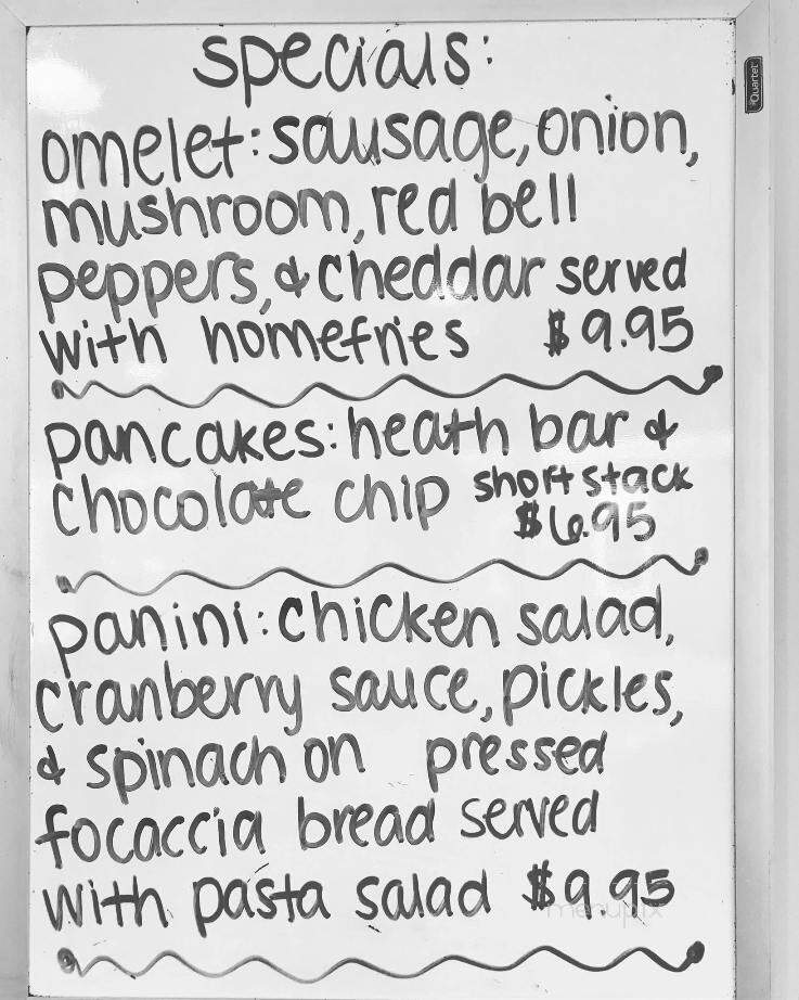 Water Street Cafe - Plymouth, MA menu_pic