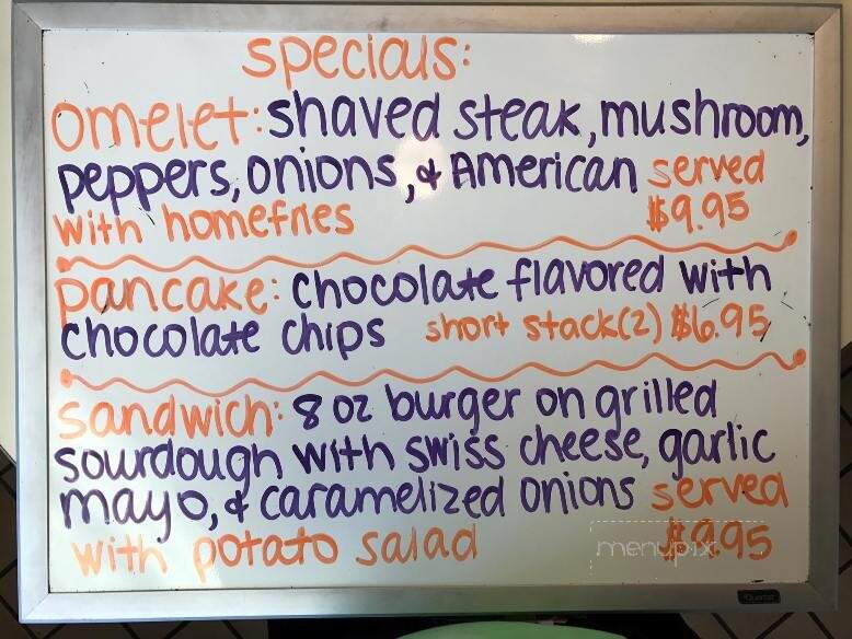 Water Street Cafe - Plymouth, MA menu_pic