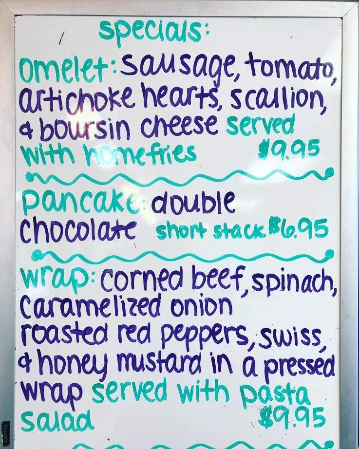 Water Street Cafe - Plymouth, MA menu_pic