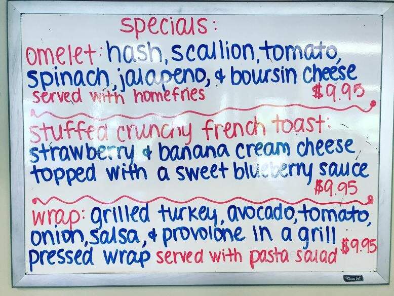 Water Street Cafe - Plymouth, MA menu_pic