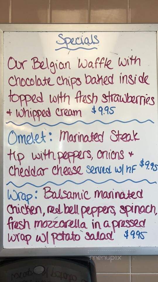 Water Street Cafe - Plymouth, MA menu_pic