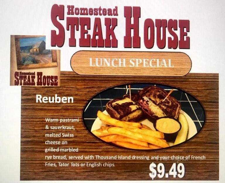 Homestead Steakhouse - Blanding, UT menu_pic