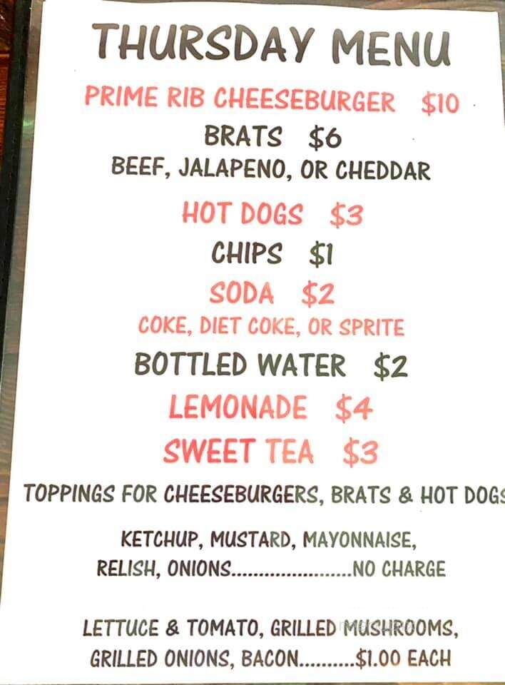 Montross Brewery - Montross, VA menu_pic