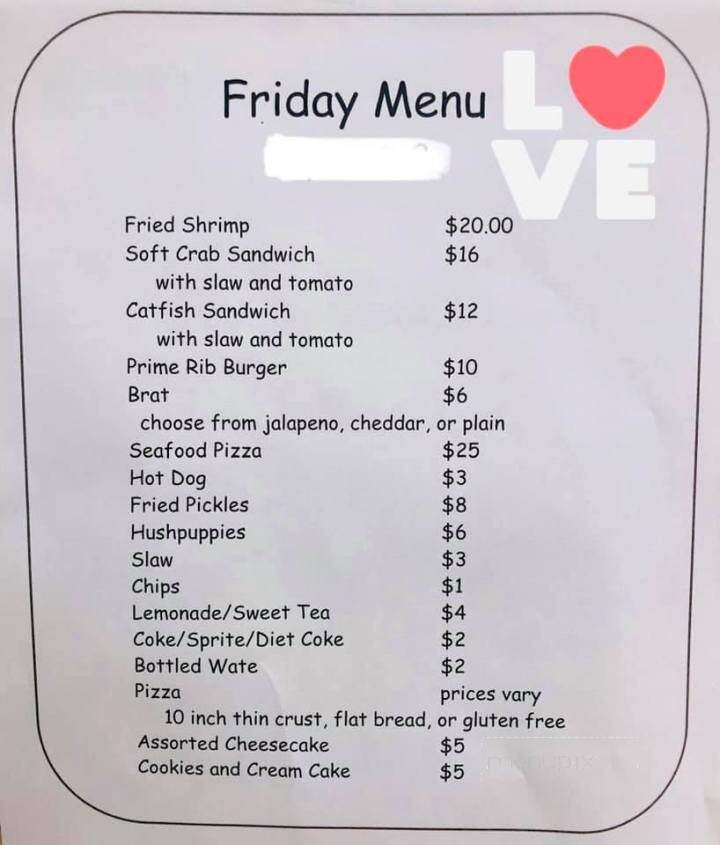 Montross Brewery - Montross, VA menu_pic