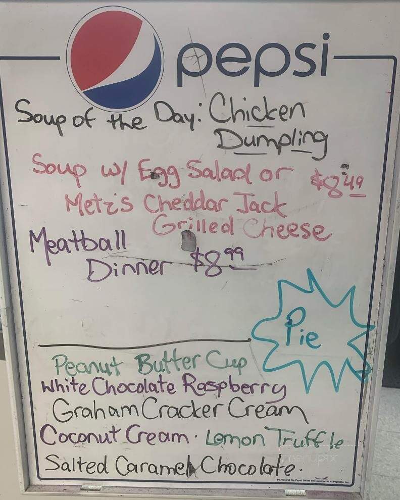 Burdey's Cafe - Peterson, MN menu_pic