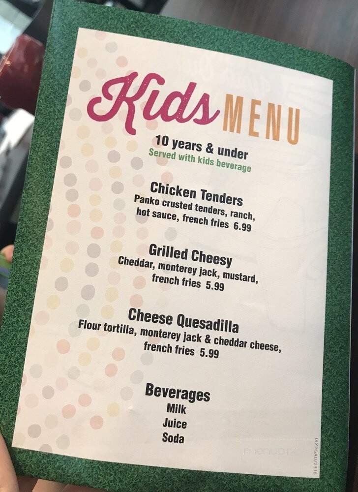 PGA Tour Grill - Jacksonville, FL menu_pic