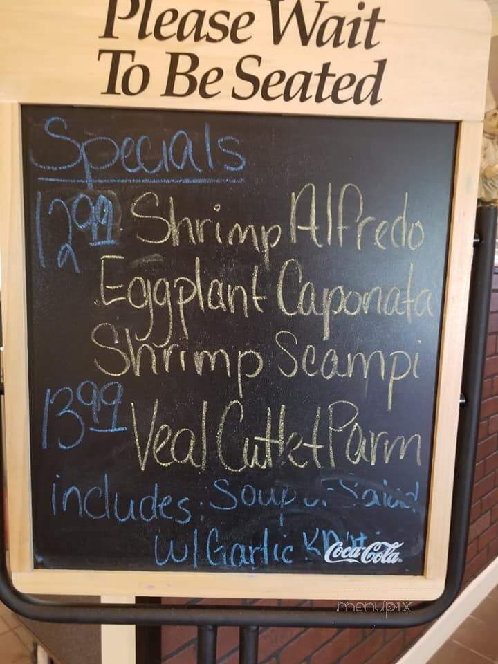 Our Place Pizzeria & Restorante - Branford, FL menu_pic