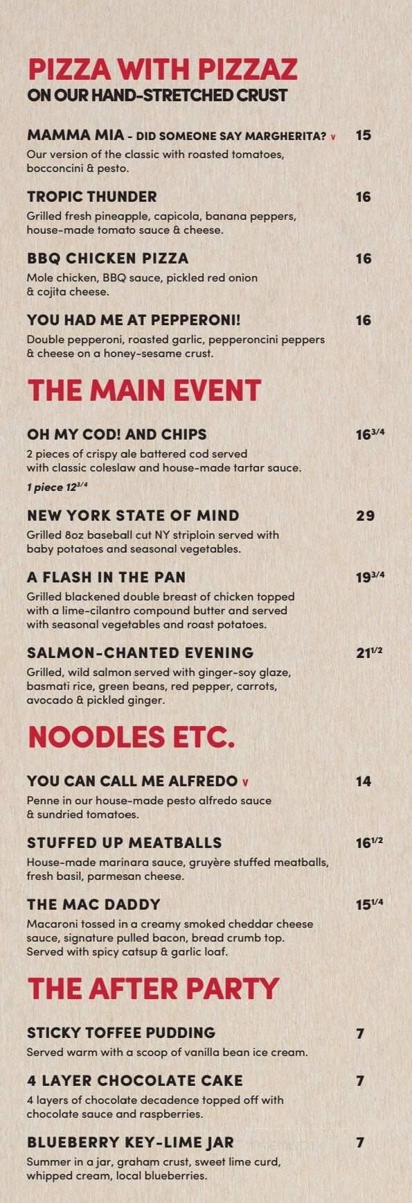 Match Eatery & Public House - Hanover, ON menu_pic