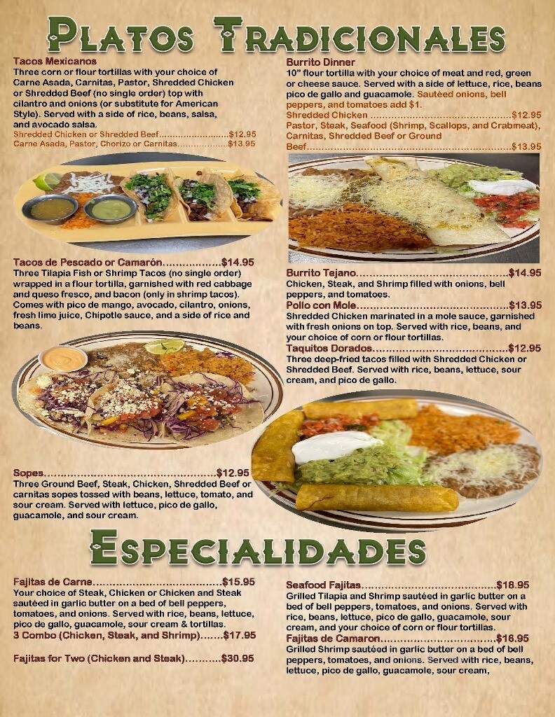 Little Mexico of East De Pere - De Pere, WI menu_pic