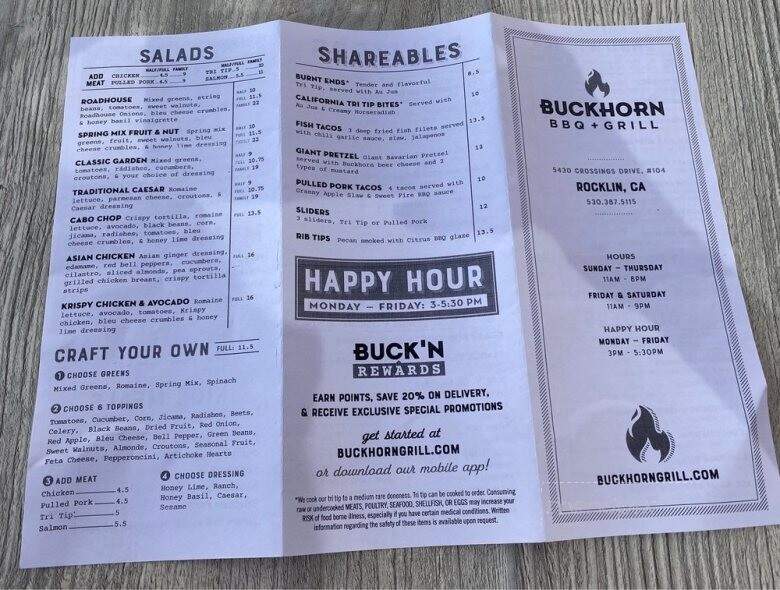 Buckhorn BBQ + Grill - Rocklin, CA