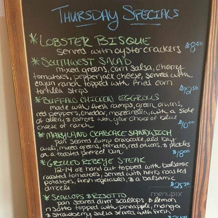 The Public House at Quechee Gorge - Quechee, VT menu_pic