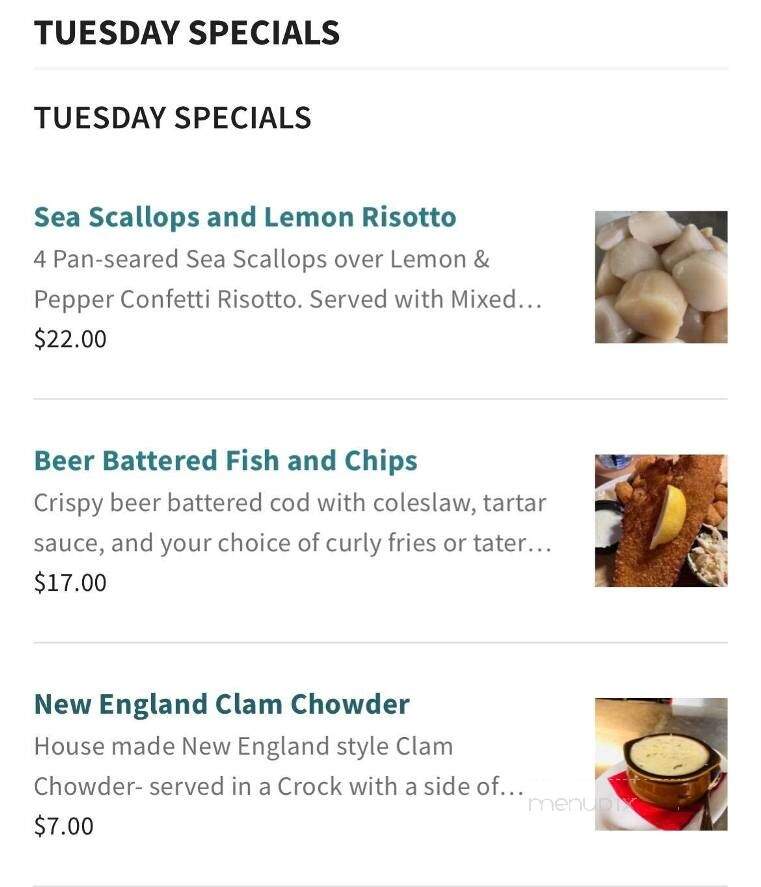 The Public House at Quechee Gorge - Quechee, VT menu_pic