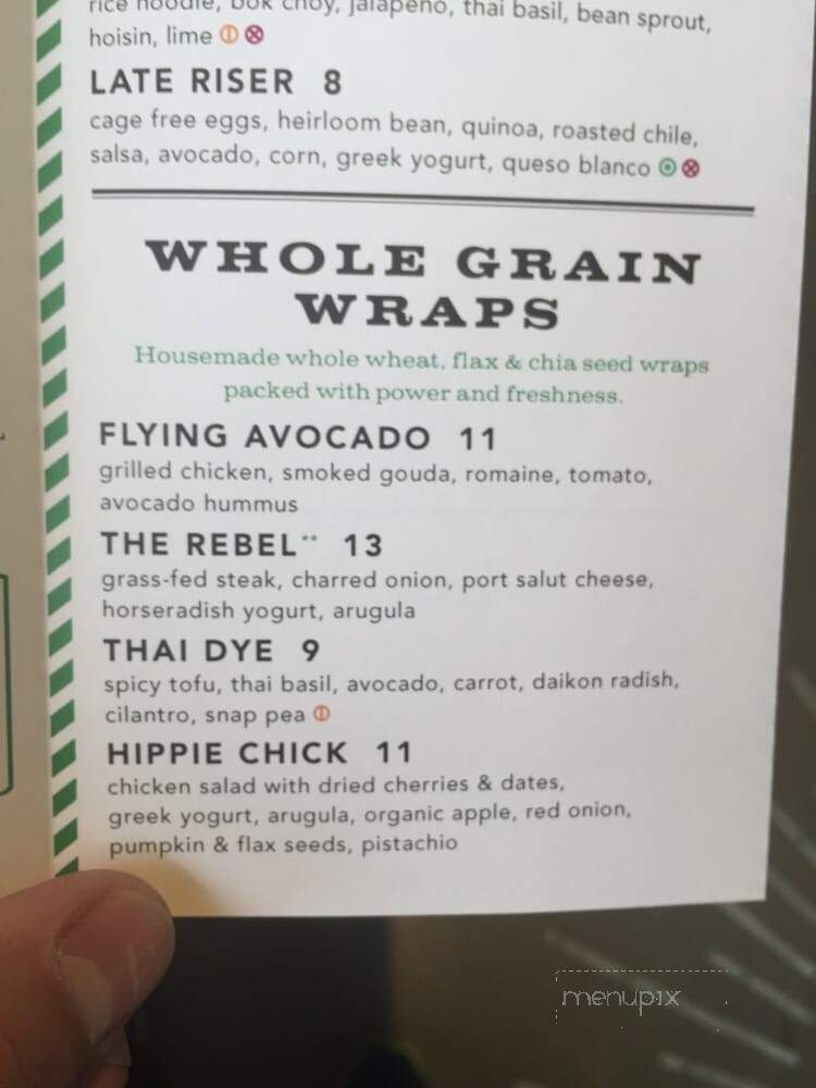 Flower Child - Scottsdale, AZ menu_pic
