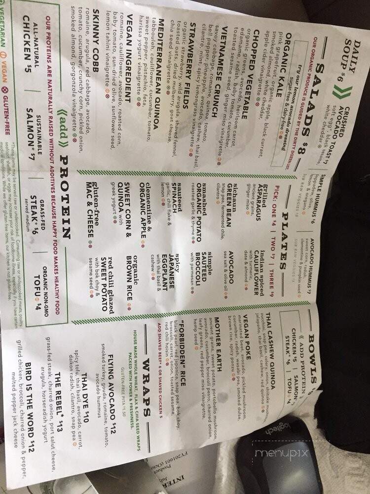 Flower Child - Scottsdale, AZ menu_pic