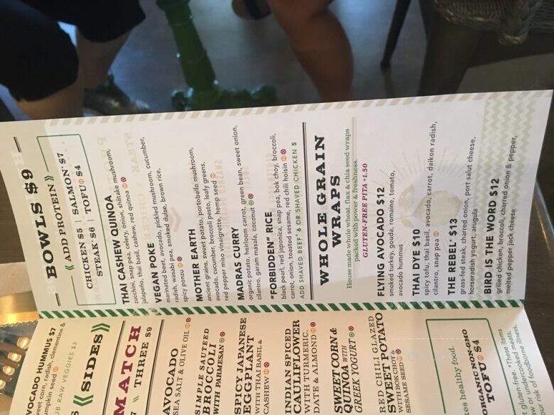 Flower Child - Scottsdale, AZ menu_pic