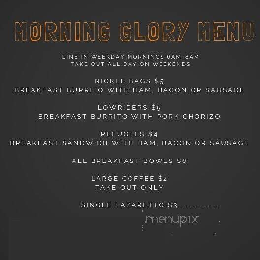 Benaddiction - Fresno, CA menu_pic