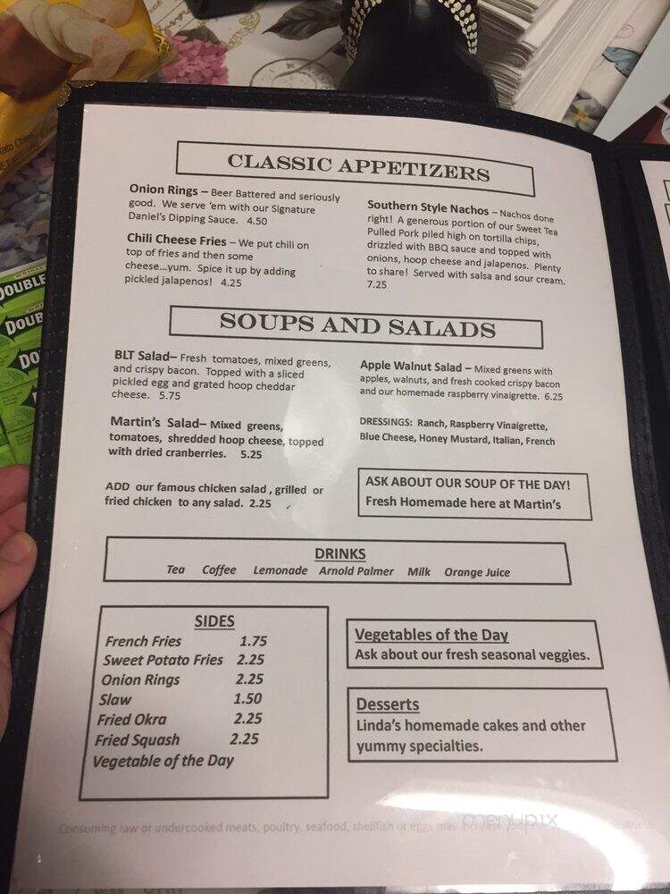 Bee Hive Cafe - Ware Shoals, SC menu_pic