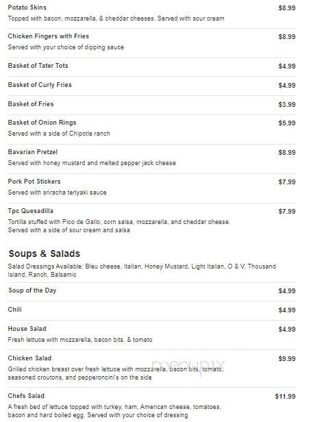 The Players Club - Willoughby, OH menu_pic