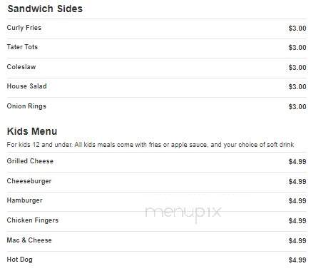 The Players Club - Willoughby, OH menu_pic