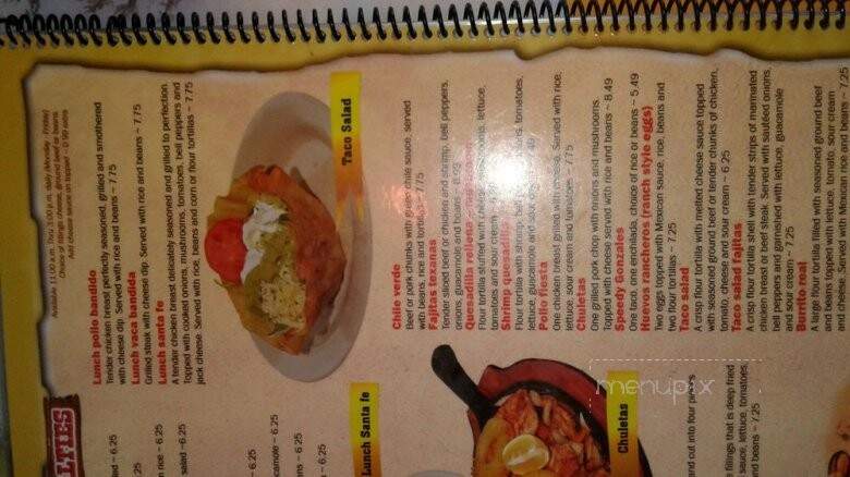 El Toro Mexican Restaurant - Dandridge, TN menu_pic