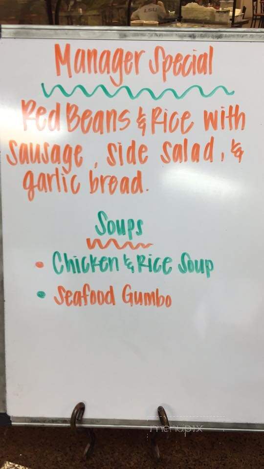 Cascio's Market Bistro - Bossier City, LA menu_pic
