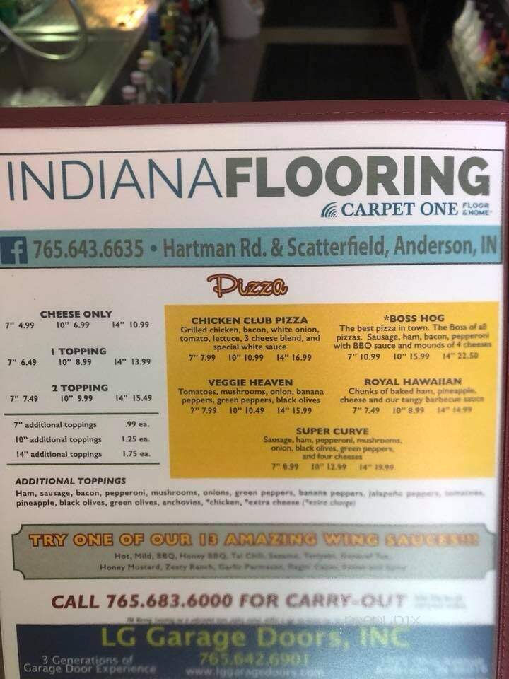 Grandview Restaurant - Anderson, IN menu_pic