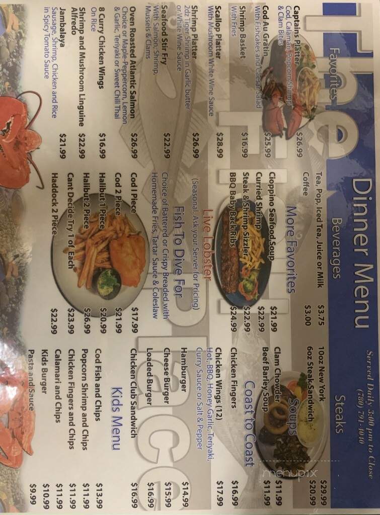 The Fish Place - Wood Buffalo, AB menu_pic