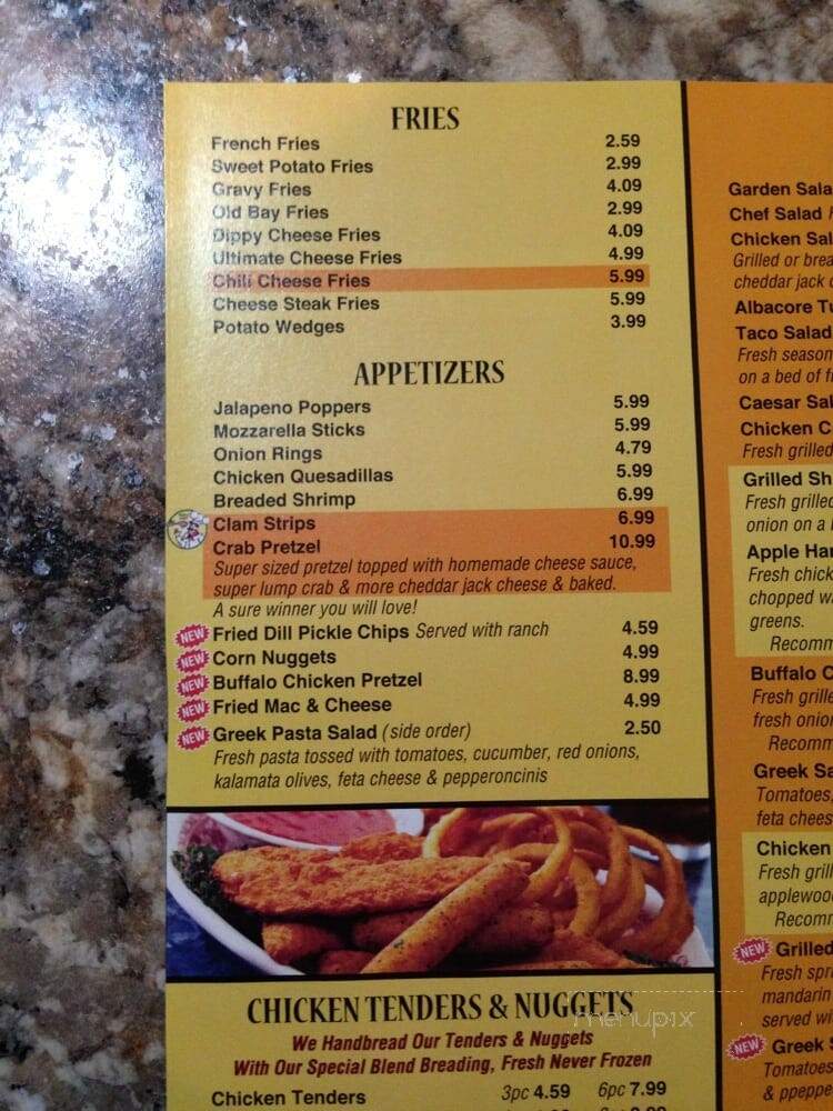 Sub Works - Perryville, MD menu_pic