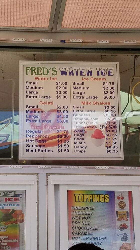 Fred's Water Ice - Philadelphia, PA