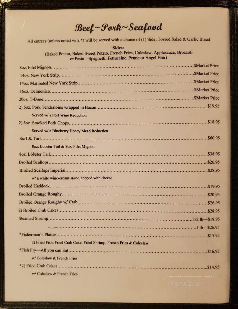 Mastracchio Restaurant Lounge - Newport, PA menu_pic