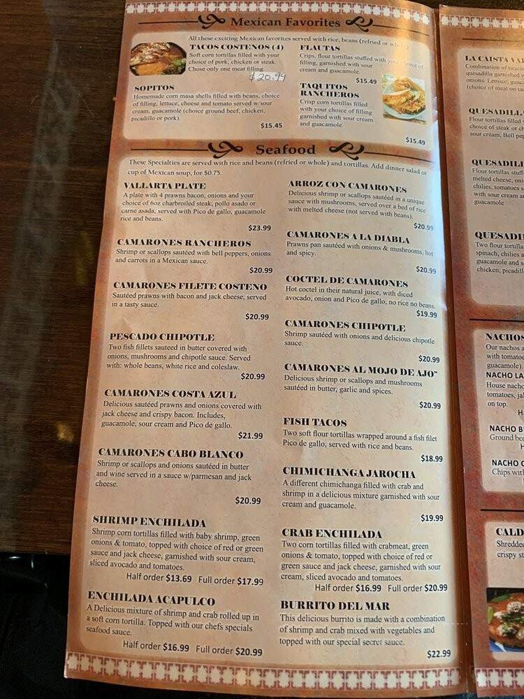 La Casita - Sammamish, WA menu_pic