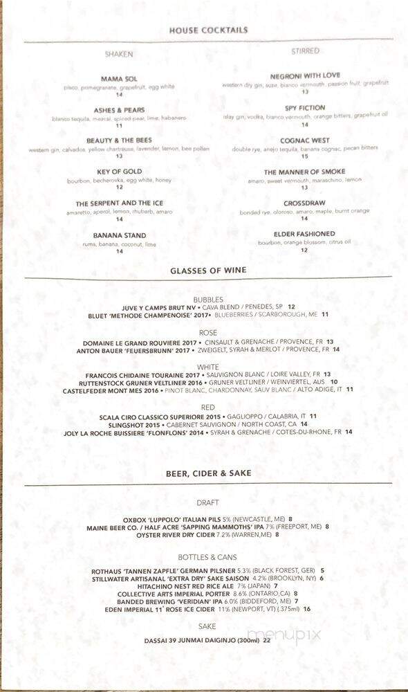Elda - Biddeford, ME menu_pic