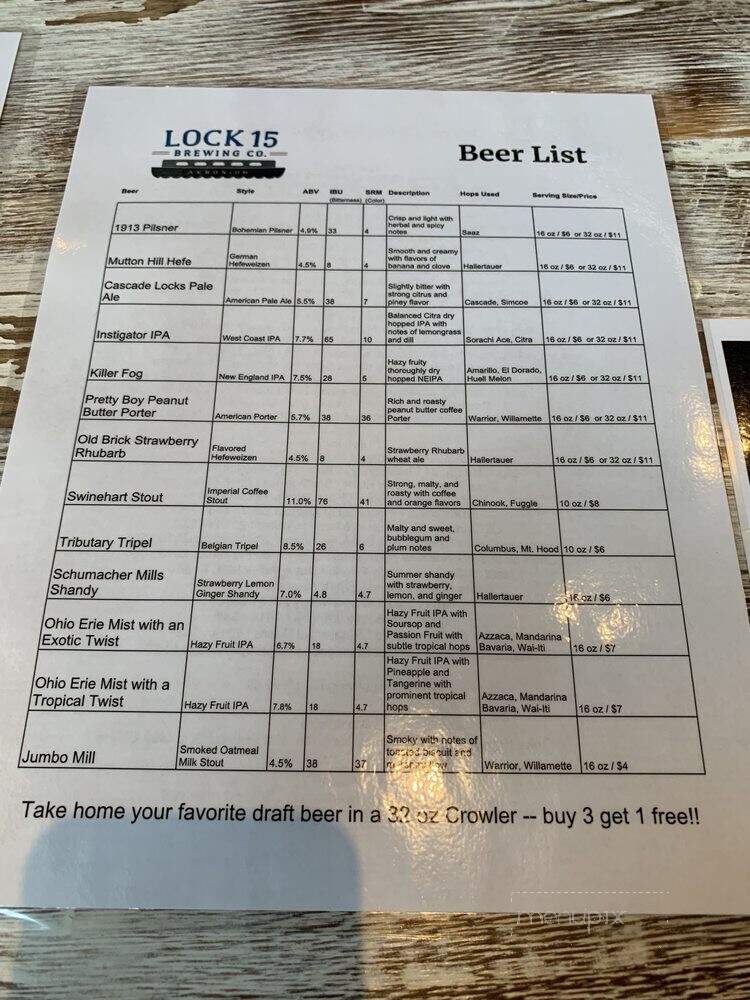 Lock 15 Brewing Co. - Akron, OH
