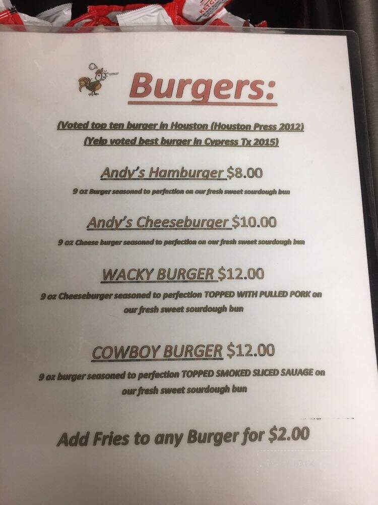 Andy's Kitchen - Cypress, TX