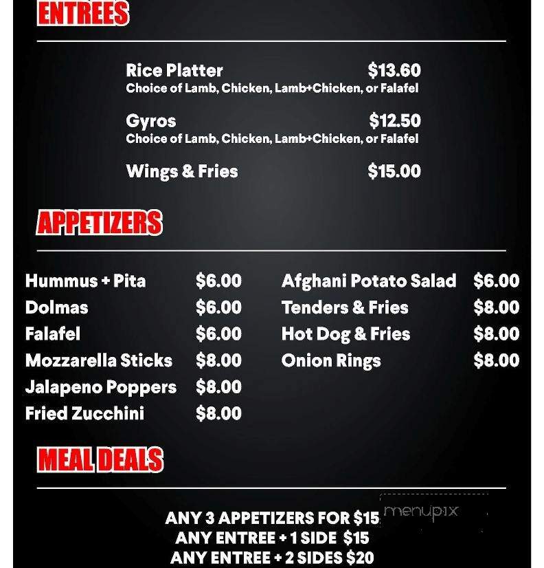 Retro Junkie - Walnut Creek, CA menu_pic