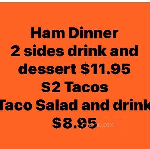 Screamin' Jack's BBQ & More - Sayre, OK menu_pic