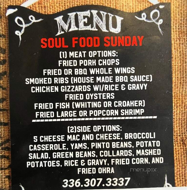 Harbor One - High Point, NC menu_pic