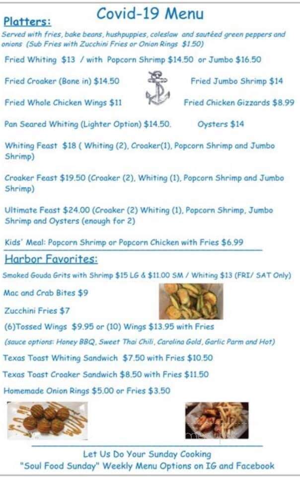 Harbor One - High Point, NC menu_pic